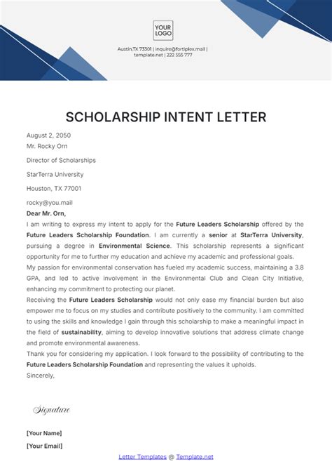 how to write letter of intent for scholarship|How to Write a Winning Statement of Purpose for Scholarship .